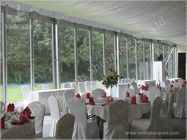 Outdoor Glass Wall Canopy Gazebo Party Tent 20 X 25M 300 Seater Clear Span Marquee Hire
