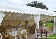 Fixable Temporary 10x21m Alumminum Frame Luxury Wedding Tents With Lining Decorations